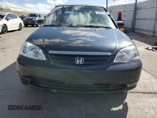 2001 Honda Civic LX with VIN 1HGES15501L043197, listed as a Copart auction lot 54095545 with 165,680 mi miles and Clean Title. Bid and sale history available at carsss.com. Image 5.