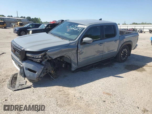2022 Nissan Frontier Pro-X с VIN 1N6ED1EJ5NN679157, выставлен на аукционе Copart как лот 51935295 с пробегом 38 648 миль миль и Списание • Salvage title. История ставок и продаж доступна на DreamBid. Изображение 1.