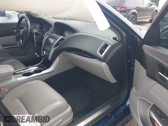 2017 Acura TLX V6 w/Advance Pkg with VIN 19UUB2F77HA002136, listed as a IAAI auction lot 42378285 with 84,605 mi miles and . Bid and sale history available at DreamBid. Image 5.