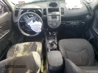 2011 Kia Soul + with VIN KNDJT2A20B7712378, listed as a Copart auction lot 71808414 with 0 mi miles and Salvage Title. Bid and sale history available at carsss.com. Image 8.