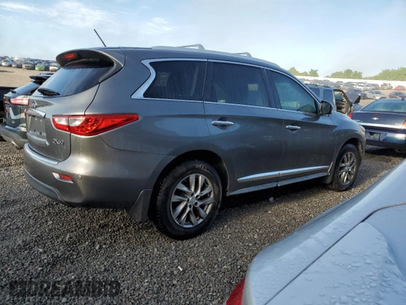 2015 Infiniti QX60 with VIN 5N1AL0MM3FC559487, listed as a Copart auction lot 56482765 with 140,735 mi miles and Salvage title. Bid and sale history available at DreamBid. Image 3.