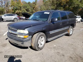 2003 Chevrolet Suburban LT with VIN 3GNEC16Z23G222975, listed as a Copart auction lot 80133404 with 260,113 mi miles and Salvage Title. Bid and sale history available at carsss.com. Image 1.