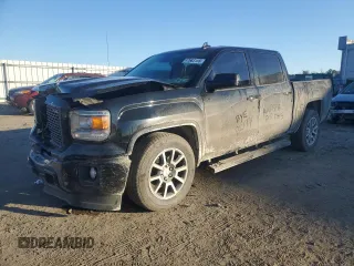 2015 GMC Sierra 1500 Denali with VIN 3GTU2WEC2FG287945, listed as a Copart auction lot 47683165 with 195,234 mi miles and Salvage Title. Bid and sale history available at carsss.com. Image 1.