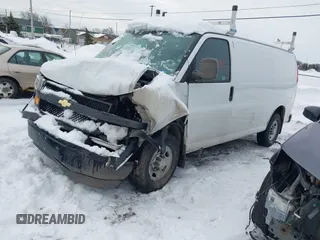 2021 Chevrolet Express Cargo with VIN 1GCWGAF70M1311573, listed as a IAAI auction lot 41619239 with 46,728 mi miles and . Bid and sale history available at DreamBid. Image 17.