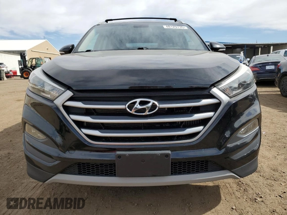 2017 Hyundai Tucson Sport with VIN KM8J3CA20HU506943, listed as a Copart auction lot 48129735 with 77,310 mi miles and Salvage Title. Bid and sale history available at DreamBid. Image 5.