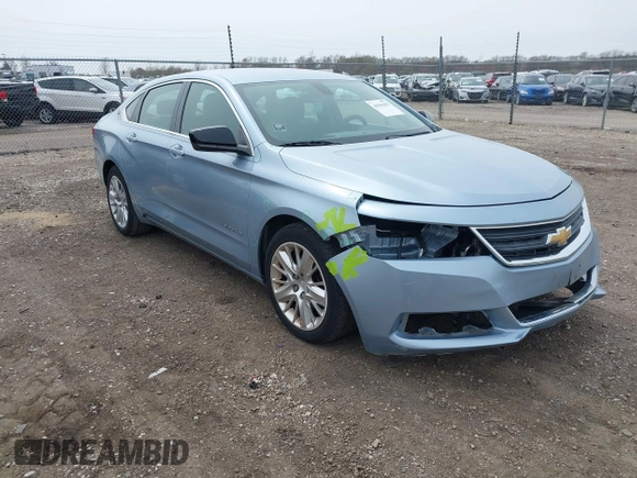 2014 Chevrolet Impala LS with VIN 1G11Y5SL2EU109182, listed as a IAAI auction lot 41941433 with 88,161 mi miles and . Bid and sale history available at DreamBid. Image 1.