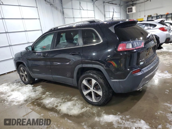 2019 Jeep Cherokee Limited with VIN 1C4PJMDX0KD395092, listed as a Copart auction lot 84026464 with 85,675 mi miles and Salvage title. Bid and sale history available at DreamBid. Image 2.