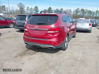2017 Hyundai Santa Fe Limited Ultimate with VIN KM8SRDHF4HU197513, listed as a IAAI auction lot 41757051 with 167,574 mi miles. Bid and sale history available at carsss.com. Image 4.