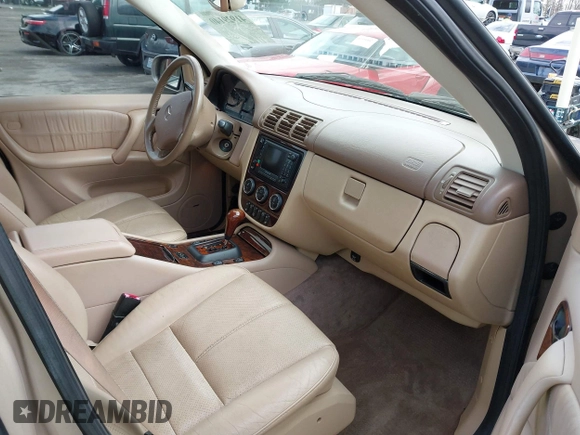 2002 Mercedes-Benz M 320/430/500 with VIN 4JGAB75E32A330347, listed as a IAAI auction lot 41929140 with 227,727 mi miles and . Bid and sale history available at DreamBid. Image 5.