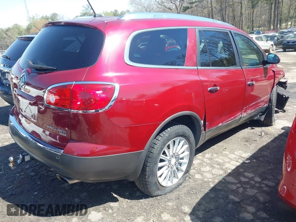 2011 Buick Enclave CXL-1 with VIN 5GAKRBED1BJ144922, listed as a IAAI auction lot 41863475 with 196,837 mi miles. Bid and sale history available at carsss.com. Image 4.