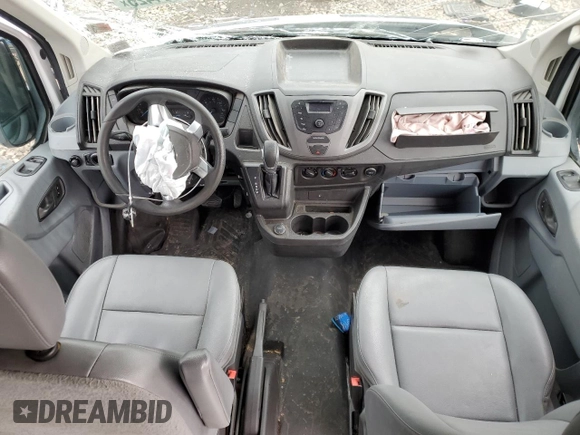 2019 Ford Transit with VIN 1FTYR2CM8KKA00614, listed as a Copart auction lot 45124425 with Not Provided miles and Salvage Title. Bid and sale history available at carsss.com. Image 8.
