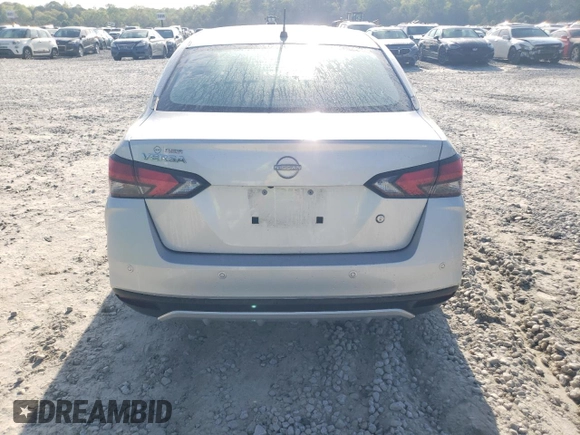 2024 Nissan Versa S with VIN 3N1CN8DV5RL908823, listed as a Copart auction lot 51475015 with 10,765 mi miles and Salvage Title. Bid and sale history available at carsss.com. Image 6.