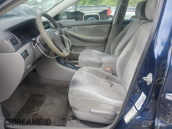 2008 Toyota Corolla CE with VIN 1NXBR32E38Z958381, listed as a Copart auction lot 51498625 with 251,712 mi miles and Salvage Title. Bid and sale history available at DreamBid. Image 7.