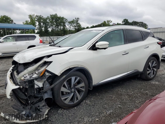 2015 Nissan Murano Platinum с VIN 5N1AZ2MG2FN264857, выставлен на аукционе Copart как лот 57744805 с пробегом 75 970 миль миль и Списание • Salvage title. История ставок и продаж доступна на DreamBid. Изображение 1.