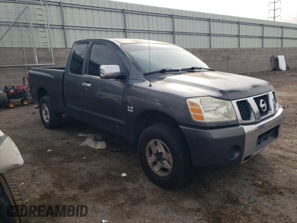 2004 Nissan Titan SE with VIN 1N6AA06A84N539876, listed as a Copart auction lot 80282844 with Not Provided miles and Salvage Title. Bid and sale history available at carsss.com. Image 4.