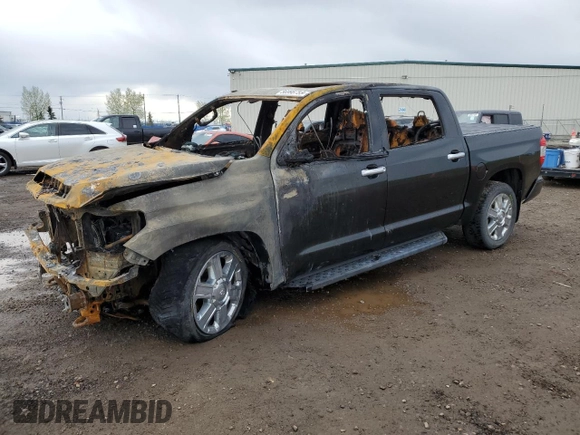 2015 Toyota Tundra Platinum z VIN 5TFAY5F16FX439441, wystawiony jako Copart lot #56998755 z przebiegiem Nie podano mil oraz Nie do naprawy • Non repairable. Historia ofert i sprzedaży dostępna na DreamBid. Obrazek 1.