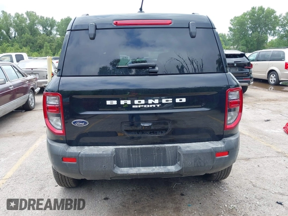 2025 Ford Bronco Sport Big Bend with VIN 3FMCR9BN9SRE31287, listed as a IAAI auction lot 42777401 with 6,880 mi miles and . Bid and sale history available at DreamBid. Image 16.