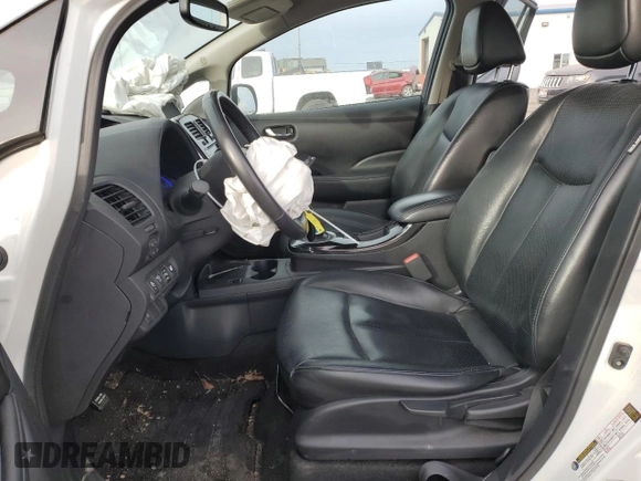 2016 Nissan LEAF SL with VIN 1N4BZ0CP8GC313416, listed as a Copart auction lot 43209205 with 30,845 mi miles and Salvage Title. Bid and sale history available at carsss.com. Image 7.