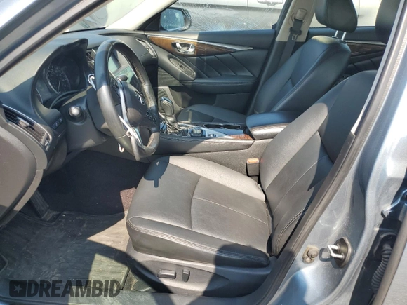 2019 Infiniti Q50 Luxe with VIN JN1EV7APXKM518952, listed as a Copart auction lot 59468095 with 42,344 mi miles and Salvage title. Bid and sale history available at DreamBid. Image 7.