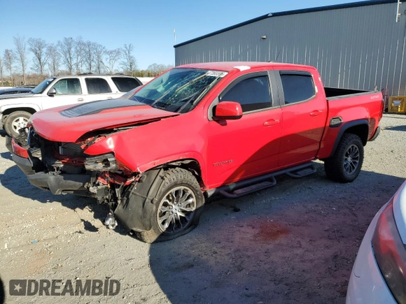 2018 Chevrolet Colorado 4WD ZR2 with VIN 1GCGTEEN6J1104009, listed as a Copart auction lot 47365595 with 48,997 mi miles and Salvage Title. Bid and sale history available at carsss.com. Image 1.