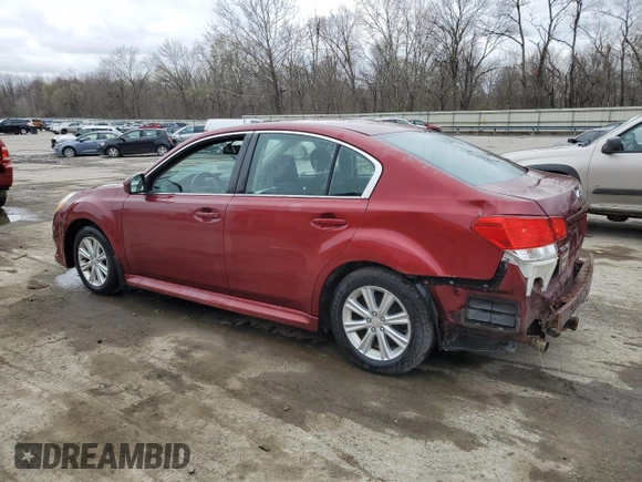 2012 Subaru Legacy 2.5i Premium with VIN 4S3BMBC68C3040435, listed as a Copart auction lot 52702485 with 128,987 mi miles and Salvage Title. Bid and sale history available at carsss.com. Image 2.