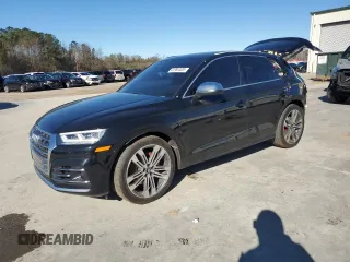 2020 Audi SQ5 Prestige with VIN WA1C4AFYXL2003477, listed as a Copart auction lot 41391025 with 61,593 mi miles and Salvage Title. Bid and sale history available at carsss.com. Image 1.