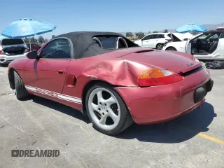 2001 Porsche Boxster with VIN WP0CA29851U623400, listed as a Copart auction lot 62940895 with 102,734 mi miles and Salvage title. Bid and sale history available at DreamBid. Image 2.