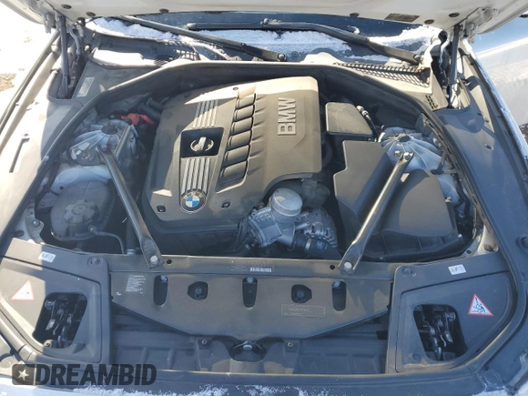 2011 BMW 5 Series 528i with VIN WBAFR1C52BC749927, listed as a Copart auction lot 44520165 with 125,434 mi miles and Salvage Title. Bid and sale history available at carsss.com. Image 11.