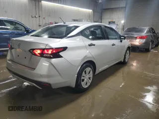 2020 Nissan Versa S with VIN 3N1CN8DV2LL911847, listed as a Copart auction lot 50497725 with 104,951 mi miles and Salvage Title. Bid and sale history available at carsss.com. Image 3.