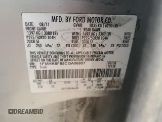 2012 Ford Explorer Limited with VIN 1FMHK8F85CGA06957, listed as a Copart auction lot 49841475 with 180,694 mi miles and Salvage Title. Bid and sale history available at DreamBid. Image 15.