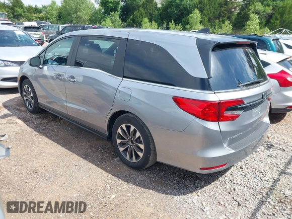 2024 Honda Odyssey EX-L z VIN 5FNRL6H66RB044786, wystawiony jako IAAI lot #42484466 z przebiegiem 40 016 mil mil oraz . Historia ofert i sprzedaży dostępna na DreamBid. Obrazek 3.