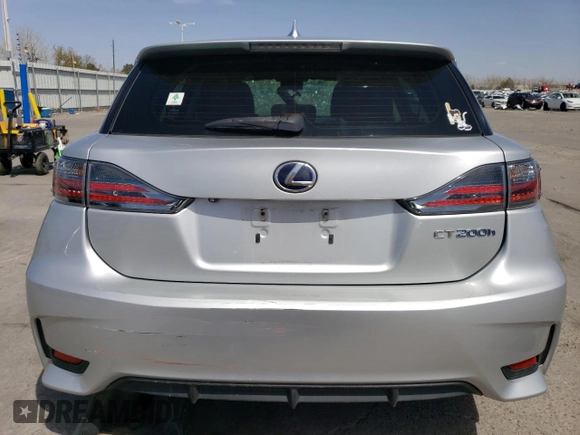 2014 Lexus CT 200h with VIN JTHKD5BH2E2194912, listed as a Copart auction lot 50872395 with Not provided miles and Salvage title. Bid and sale history available at DreamBid. Image 6.