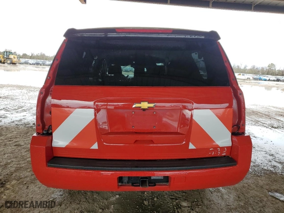 2020 Chevrolet Suburban Commercial with VIN 1GNSKKEC4LR254559, listed as a Copart auction lot 47543905 with 51,587 mi miles and Salvage Title. Bid and sale history available at carsss.com. Image 6.