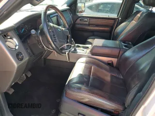 2015 Ford Expedition Max Platinum with VIN 1FMJK1MT0FEF33093, listed as a Copart auction lot 47440495 with 154,287 mi miles and Salvage title. Bid and sale history available at DreamBid. Image 7.