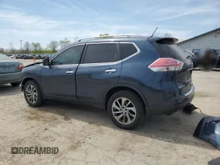 2015 Nissan Rogue SL with VIN 5N1AT2MV9FC906096, listed as a Copart auction lot 53348705 with 119,287 mi miles and Salvage Title. Bid and sale history available at DreamBid. Image 2.