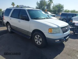2003 Ford Expedition Special Service with VIN 1FMPU16L63LB32110, listed as a IAAI auction lot 42581292 with 157,925 mi miles and . Bid and sale history available at DreamBid. Image 1.