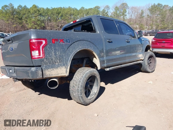 2016 Ford F-150 XLT with VIN 1FTEW1EG8GFB62451, listed as a IAAI auction lot 41653235 with 184,453 mi miles and . Bid and sale history available at DreamBid. Image 4.
