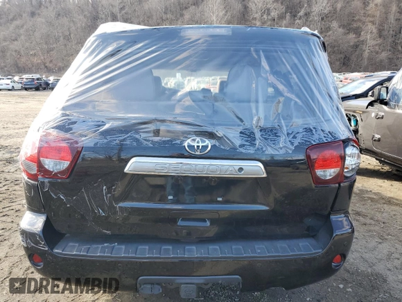 2019 Toyota Sequoia Limited with VIN 5TDJY5G18KS172799, listed as a Copart auction lot 47751605 with 29,122 mi miles and Salvage Title. Bid and sale history available at carsss.com. Image 6.