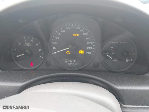 2005 Chevrolet Malibu LT with VIN 1G1ZU54875F227269, listed as a IAAI auction lot 42000916 with 98,704 mi miles. Bid and sale history available at carsss.com. Image 7.