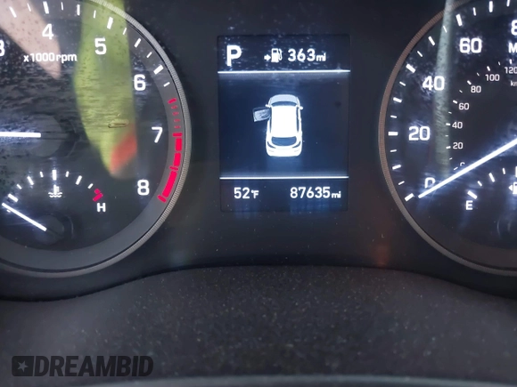 2020 Hyundai Tucson SE z VIN KM8J2CA4XLU223415, wystawiony jako IAAI lot #41287925 z przebiegiem 87 635 mil mil oraz . Historia ofert i sprzedaży dostępna na DreamBid. Obrazek 15.