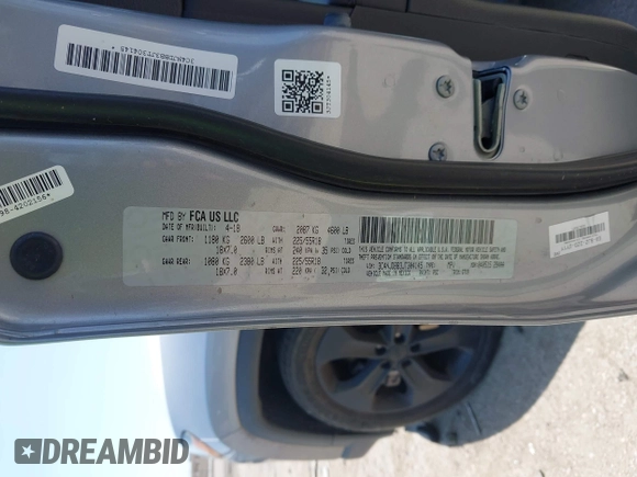 2018 Jeep Compass Latitude with VIN 3C4NJDBB3JT304145, listed as a IAAI auction lot 42008241 with 52,642 mi miles and . Bid and sale history available at DreamBid. Image 9.