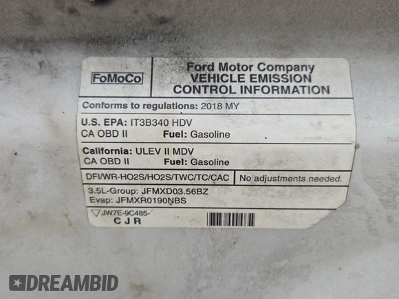 2018 Ford Transit with VIN 1FTYR1YG1JKB52228, listed as a IAAI auction lot 42832860 with 129,473 mi miles and . Bid and sale history available at DreamBid. Image 19.