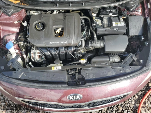 2017 Kia Forte LX with VIN 3KPFK4A70HE081673, listed as a Copart auction lot 88950605 with 0 mi miles and Salvage Title. Bid and sale history available at carsss.com. Image 11.