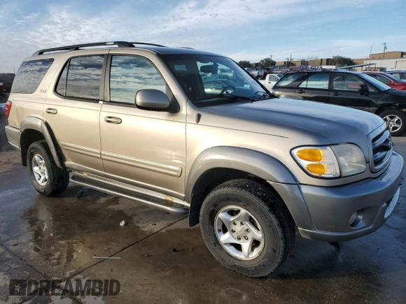 2002 Toyota Sequoia SR5 with VIN 5TDZT34A42S061905, listed as a Copart auction lot 86990884 with 198,024 mi miles and Clean Title. Bid and sale history available at carsss.com. Image 4.