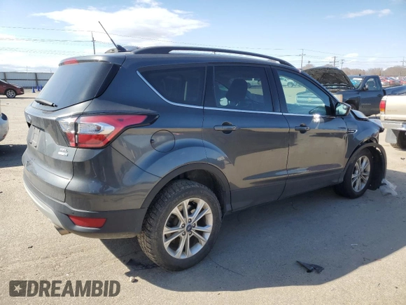 2018 Ford Escape SEL with VIN 1FMCU9HD7JUD59560, listed as a Copart auction lot 46841965 with 70,664 mi miles and Salvage Title. Bid and sale history available at carsss.com. Image 3.