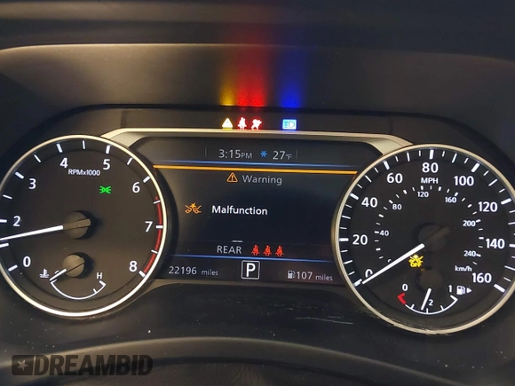 2024 Nissan Sentra SV z VIN 3N1AB8CV2RY285343, wystawiony jako IAAI lot #41579305 z przebiegiem 22 196 mil mil oraz . Historia ofert i sprzedaży dostępna na DreamBid. Obrazek 7.