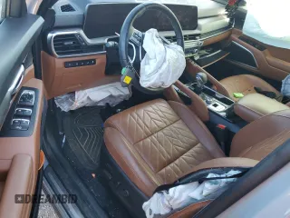 2024 Kia Telluride SX Prestige X-Line with VIN 5XYP5DGC9RG455959, listed as a Copart auction lot 48055685 with 20,199 mi miles and Salvage Title. Bid and sale history available at DreamBid. Image 8.