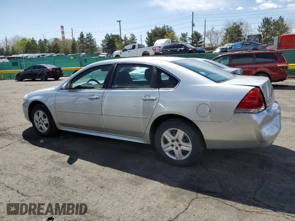 2011 Chevrolet Impala LS Fleet with VIN 2G1WF5EK2B1272419, listed as a Copart auction lot 53912305 with 83,841 mi miles and Salvage Title. Bid and sale history available at DreamBid. Image 2.
