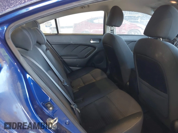 2017 Kia Forte LX with VIN 3KPFL4A79HE052430, listed as a IAAI auction lot 41632707 with 129,535 mi miles. Bid and sale history available at carsss.com. Image 8.
