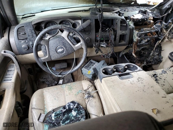 2013 Chevrolet Silverado 1500 LT with VIN 3GCPKSE77DG240772, listed as a Copart auction lot 51234305 with 0 mi miles and Salvage Title. Bid and sale history available at carsss.com. Image 8.